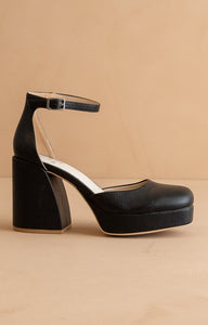 Black The Oslo - Chunky Platform Mary Janes