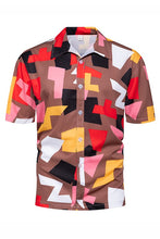 Coffee Men Hawaiian Short Sleeve Shirts