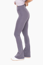 Grey Venice Crossover Waist Yoga Pants