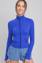 Cobalt Active Long-Sleeve Zip-Up Performance Top