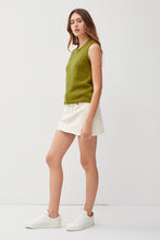 Moss Chunky Knit Sweater Tank