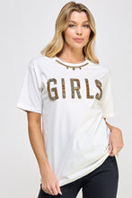 White Rhinestone N Bid Graphic T Shirt