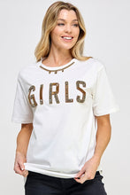 White Rhinestone N Bid Graphic T Shirt