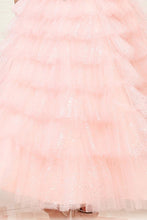 Blush Sleeveless/Strapless Sweetheart Illusion Top Ruffl