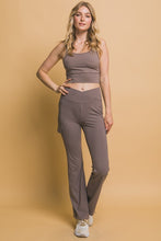 Truffle Flared Cargo Leggings