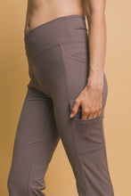 Truffle Flared Cargo Leggings