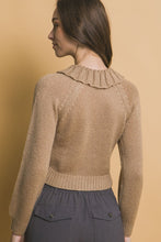 Khaki Collard Sweater