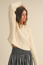 Cream Cable Knitted Sweater