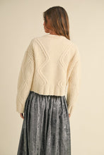 Cream Cable Knitted Sweater