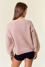 Blush Pink Bee Knit Sweater