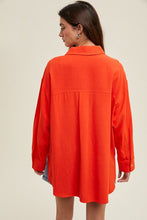 Poppy Linen Oversized Button-Up Shirt