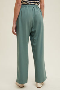 T.Green Soft-Touch Seam Detail Pants