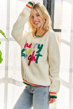 Ivory Rainbow Band X-Mas Sweater