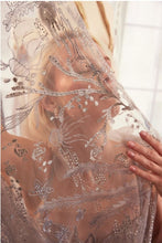 Silver Under The Sea Embroidery Gown