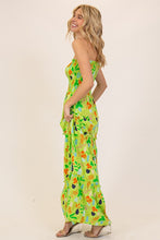 Chartreuse Combo Vibrant Print Smocked Top Sundress