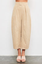 Beige Wide Trousers