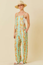 Sage Floral Print Jumpsuit