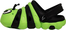 Lime/Black Toddler Boy Caterpillar Clog