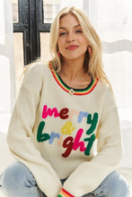 Ivory Rainbow Band X-Mas Sweater