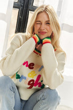 Ivory Rainbow Band X-Mas Sweater