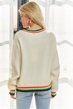 Ivory Rainbow Band X-Mas Sweater