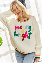 Ivory Rainbow Band X-Mas Sweater