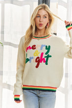 Ivory Rainbow Band X-Mas Sweater