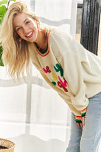 Ivory Rainbow Band X-Mas Sweater