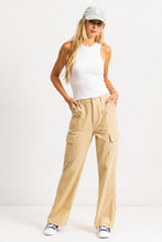 Bone High Rise Straight Fit Corduroy Cargo Pants