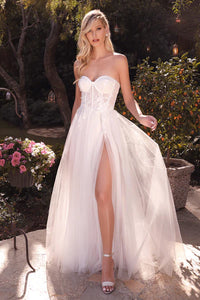 Off White Valeria Tulle Wedding Gown