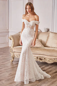 Off White Nude Jolie Lace Bridal Gown