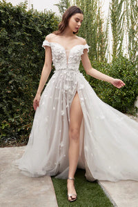 Off White Hanna Blossom Wedding Gown