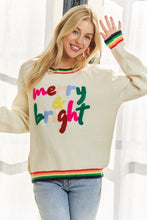 Ivory Rainbow Band X-Mas Sweater