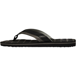 Mens Flip Flop Sandal Black/Grey2