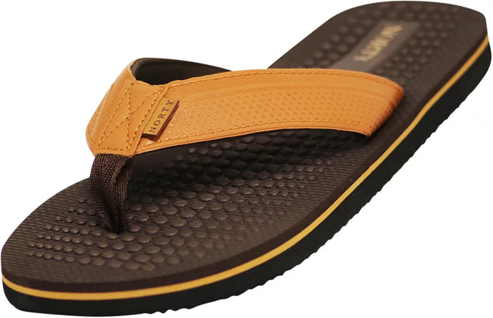 Mens Flip Flop Sandal Brown/Tan