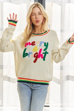 Ivory Rainbow Band X-Mas Sweater