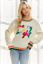 Ivory Rainbow Band X-Mas Sweater