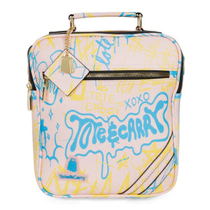 Light Pink Graffiti Mini Messenger