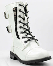 White Little Girls Fashion Boots