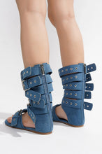 Denim Buckled Trendy Sandal