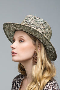 Seagrass Weave Straw Panama Hat