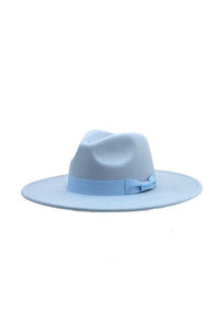 Fashion Hat With Blue Bow