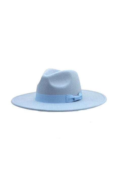 Fashion Hat With Blue Bow