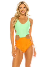 Green One Piece Swimsuit