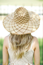 Mustard Woven Raffia Sun Hat