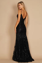 Black Dylan & Davids Fitted Corset Long Formal Dress