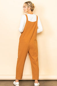 Copper Cozy Comfy Jumpsuit Overall