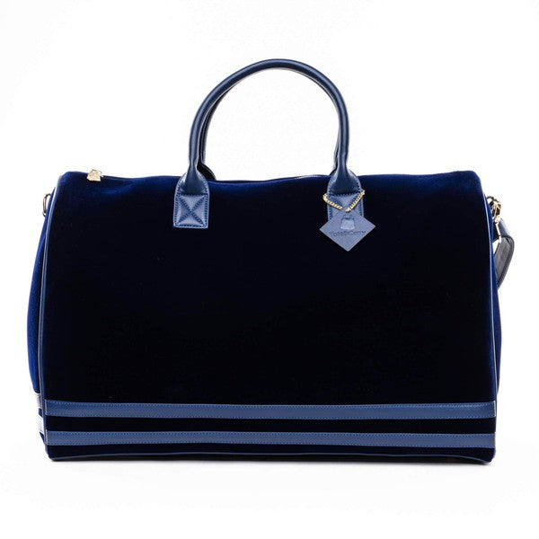 Royal Blue Velour Duffle XL