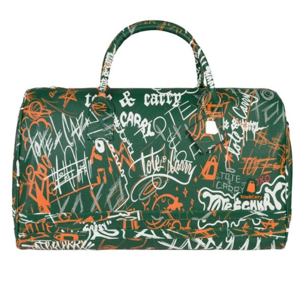 Emerald Graffiti Duffle Reg