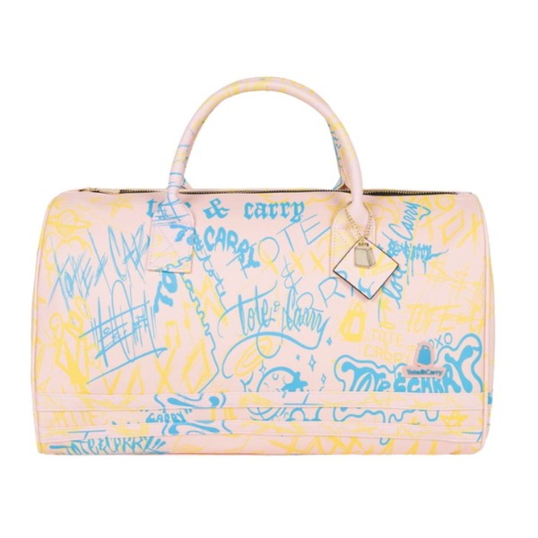 Light Pink Graffiti Duffle XL